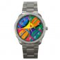 Football Balls Game Fun Silvertone Sports Metal Watch 257
