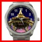 Eiffel Tower Paris France Silvertone Sports Metal Watch 273