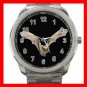 Bat Flying In Dark Bird Silvertone Sports Metal Watch 275