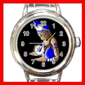 Zeta Phi Beta Round Italian Charm Wrist Watch 643
