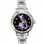Zeta Phi Beta Round Italian Charm Wrist Watch 643