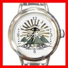 Egyptian Pyramids Ankh Eye Round Italian Charm Wrist Watch 651