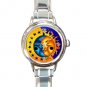 Sun And Moon Round Italian Charm Wrist Watch 666