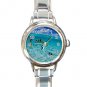 Tropical Fish Sea Beach Round Italian Charm Wrist Watch 667