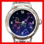 Dancing Music Notes Fun Round Italian Charm Wrist Watch 680
