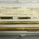WINGAMATIC Vintage 24k Pen & Pencil Michigan State Bowling Gift Set w/ Case