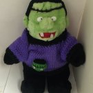 FRANKENSTEIN Halloween Plush Doll 12" w/mini Frankenstein on Purple Sweater HTF! FRANKENSTEIN Halloween Plush Doll 12" w/mini Frankenstein on Purple Sweater HTF!