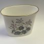 Royal Worcester Bone China Pot England Yellow Alpine Flowers Holder Smoking Set