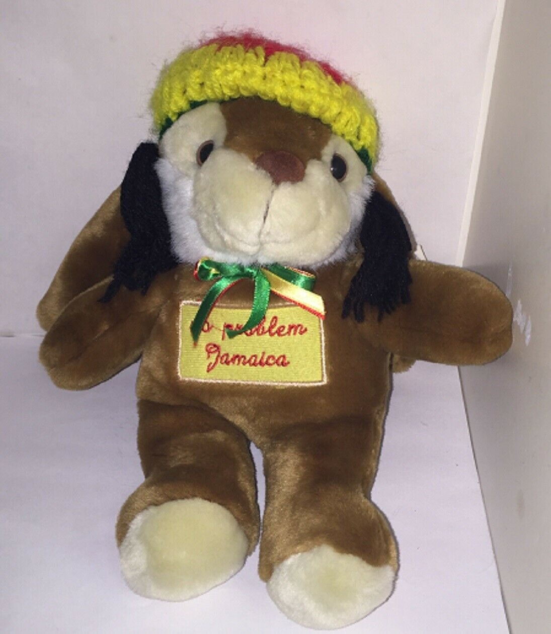 rasta monkey stuffed animal