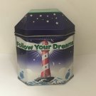 2013 Girl Scout Collectible Trophy Nut Hinged Lighthouse Tin Follow Your Dreams 2013 Girl Scout Collectible Trophy Nut Hinged Lighthouse Tin Follow Your Dreams