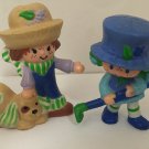 1981 Vintage Strawberry Shortcake Mini Blueberry Muffin & Huckleberry Pie PVC Figurines Lot of 2 1981 Vintage Strawberry Shortcake Mini Blueberry Muffin & Huckleberry Pie PVC Figurines Lot of 2