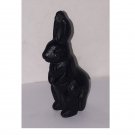 Vintage Black 4" Cast Iron BUNNY RABBIT Bell Vintage Black 4" Cast Iron BUNNY RABBIT Bell