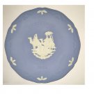 Wedgwood Jasperware Blue Christmas Plate 1992 We Three Kings Wedgwood Jasperware Blue Christmas Plate 1992 We Three Kings