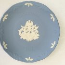 Wedgwood Jasperware Blue Christmas Plate 1991 Hark the Herald Angels Sing Wedgwood Jasperware Blue Christmas Plate 1991 Hark the Herald Angels Sing