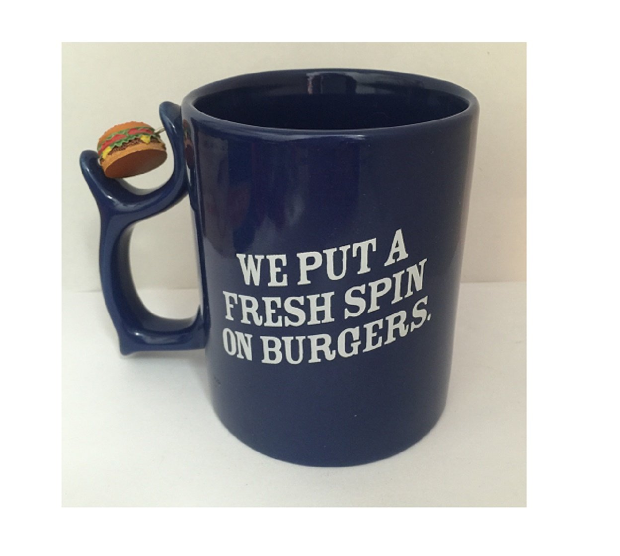 Culver's Restaurant We Put A Fresh Spin On Burgers Blue Coffee Mug with