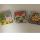 FREE SHIPPING Disney Toy Story Magic Pop Up Towels (washcloths) Lot of 3 Woody Hamm Rex & Aliens