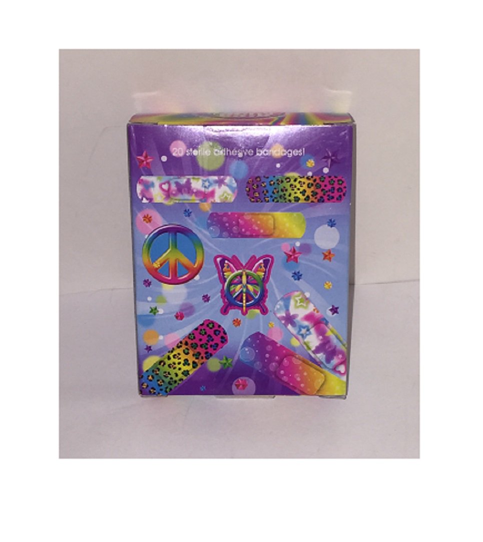 Lisa Frank Bandaids (1 box - 20 count) Bandages FREE SHIPPING!