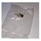 2005 AVON Sterling Silver 925 BABY BOOTIE January Birthstone Charm - Red 2005 AVON Sterling Silver 925 BABY BOOTIE January Birthstone Charm - Red