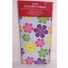 Jumbo Stretchable book Cover / Up to 11.5"  Multicolored Flowers FREE SHIPPING