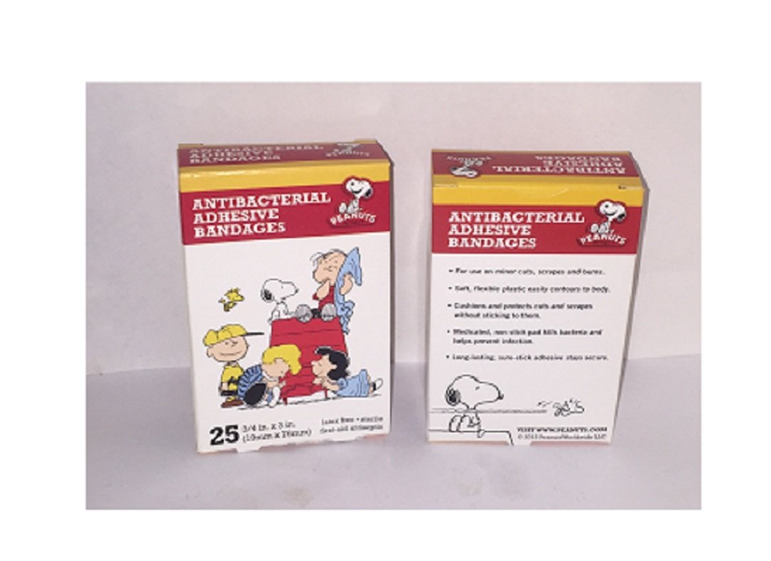 2 Boxes of Peanuts Latex Free Bandaids Bandages Charlie Brown Snoopy Lucy 2 Boxes of Peanuts Latex Free Bandaids Bandages Charlie Brown Snoopy Lucy