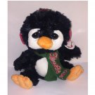 PEPSI Cola Big Eyed Penguin Holiday 8" Stuffed Animal Plush Wearing Earmuffs & Scarf  FREE SHIPPING!