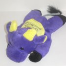 Arthrotec Mini Purple Cow / Bull Stuffed Animal Plush Bean Bag Drug Rep Mascot 5"
