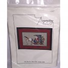 Vintage Christmas Needlepoint Kit - Imaginating With Marilyn Clark Santa's Midnight Ride #1127
