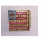 American Flag Beverage Size Cocktail Napkins - 20 count pkg / I Pledge Allegiance