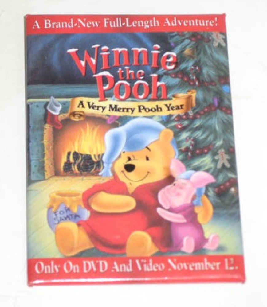 2002 Walt Disney Winnie the Pooh Advertisement Promo Collectible Pin