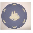 Wedgwood Jasperware Blue Christmas Plate 1987 York Minster