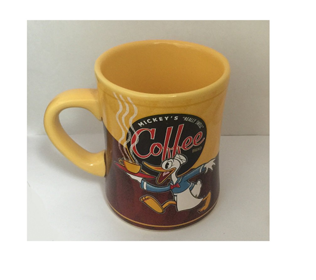 Disney Theme Parks Donald Duck Mickey's Really Swell Large Coffee Cup Mug