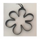 Large Flower Black Metal Pancake Mold or Cookie Cutter EUC 5-3/4" Large Flower Black Metal Pancake Mold or Cookie Cutter EUC 5-3/4"