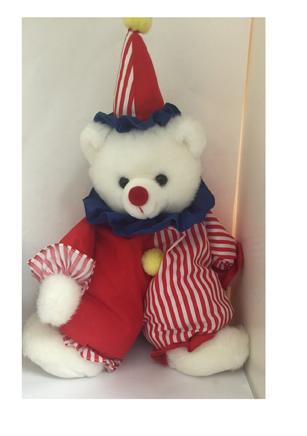 clown bear plush