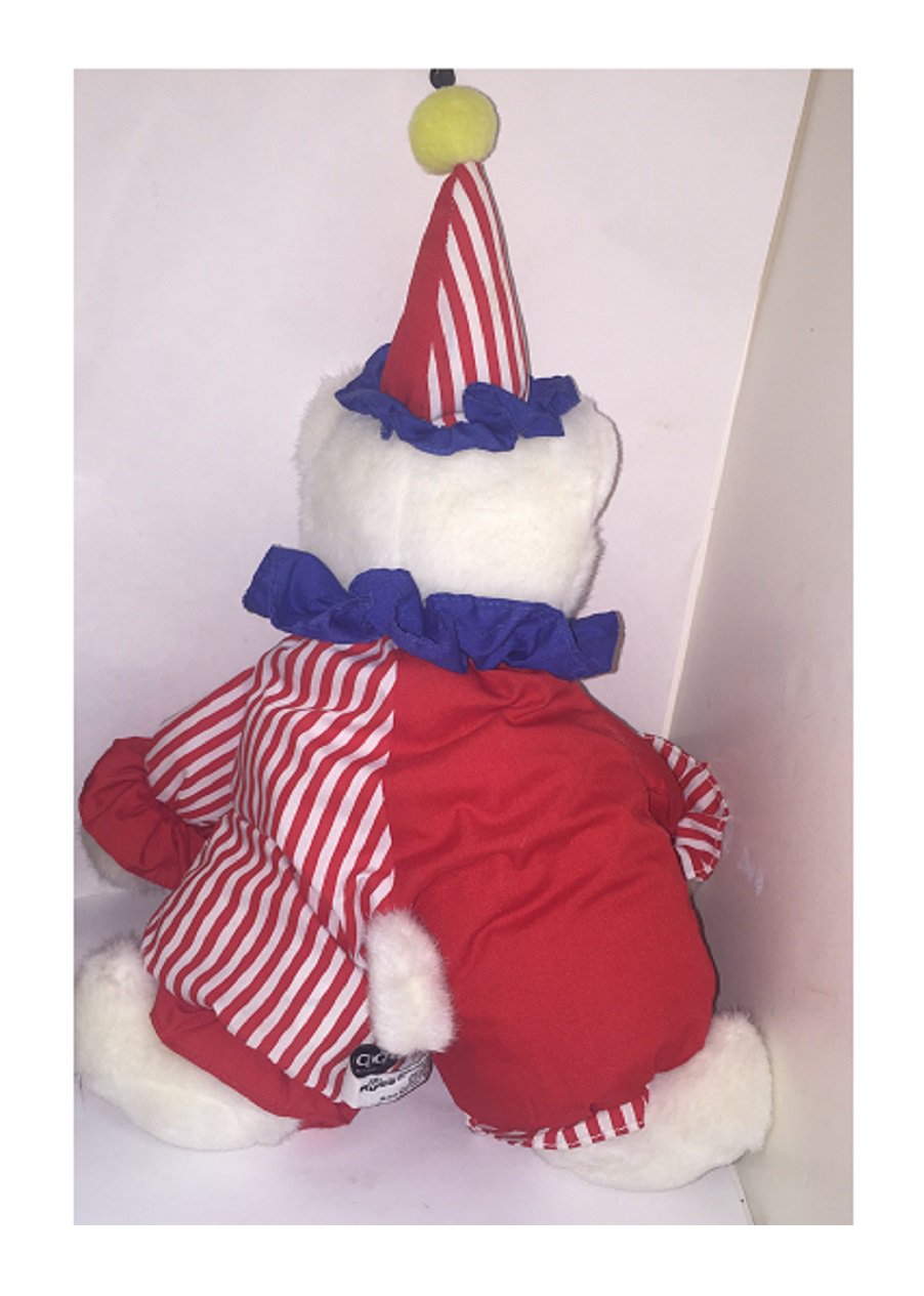 clown bear plush