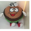 2016 Steak N Shake 9" Plush Hamburger Sizzle by Kellytoy 2016 Steak N Shake 9" Plush Hamburger Sizzle by Kellytoy