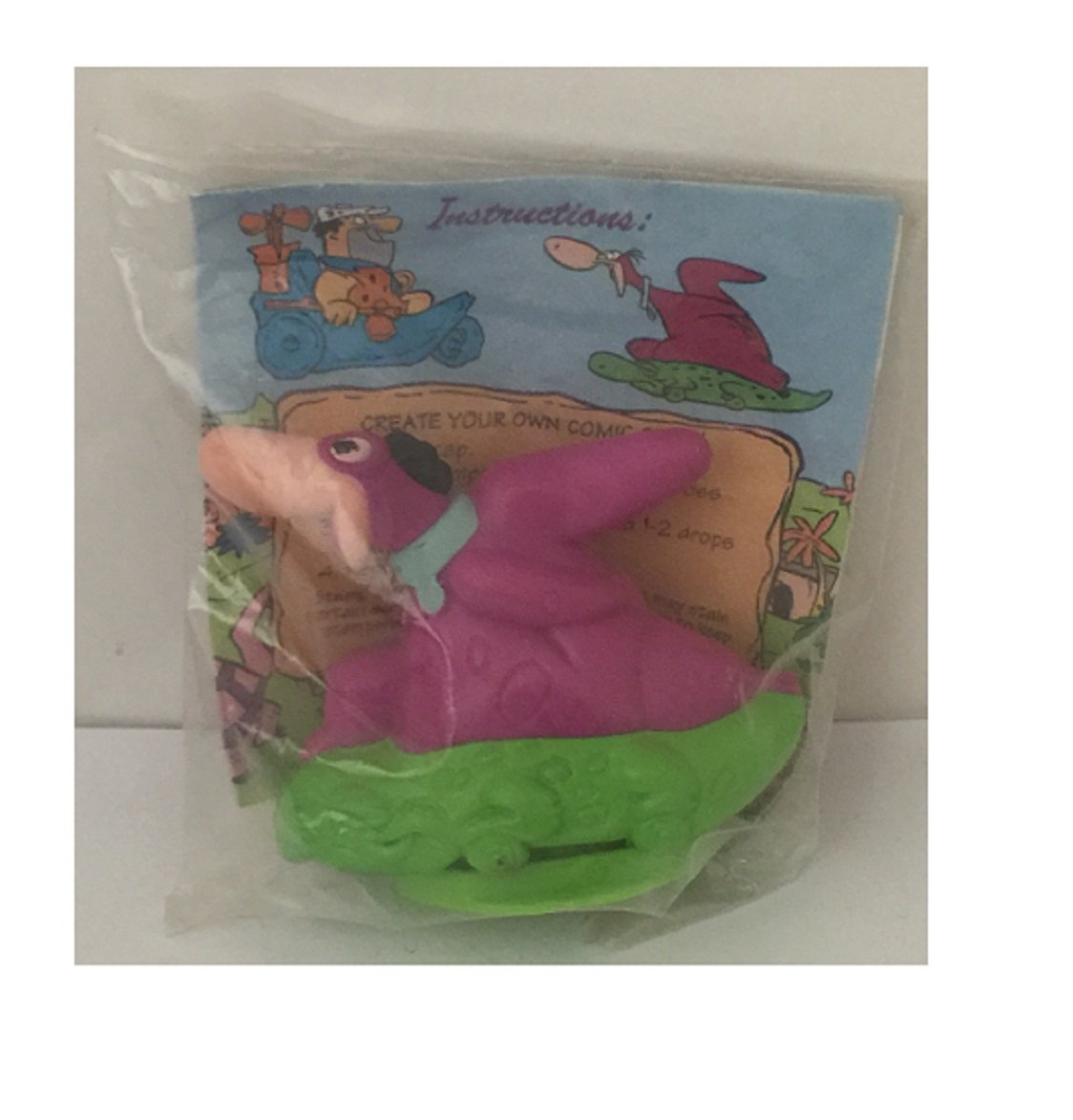 1995 Taco Bell Flintstone Stamper - Dino the Dinosaur MIP