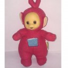 Vintage 1998 Red Teletubby Plush Po 8" Teletubbies by Playskool (Vinyl Face)