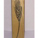 Wheat Stalk Wood Mounted 5" Stamp by Rubber Monger