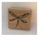 2000 Dragonfly Wood Mounted 2.75" Rubber Stamp by Stampin' Up