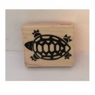 Turtle Wood Mounted 2.5" Rubber Stamp by FRL Design Turtle Wood Mounted 2.5" Rubber Stamp by FRL Design