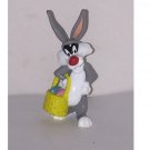 1999 Warner Bros Looney Tunes 3" Figurine / Cake Topper - Easter Bunny Sylvester with Egg Basket