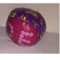 2010 Chuck E Cheese Vinyl Soft Ball - Helen Henny with Peace Symbols