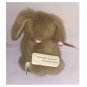 Handcrafted Jerry Elsner 7.5" Spring Blossoms Bunny Rabbit Plush Velvet Touch Collection EUC