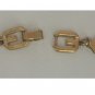 Vintage Givenchy Logo Clasp Herringbone Chain Goldtone 17" Unisex Necklace 1980s FREE SHIP