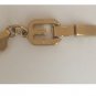 Vintage Givenchy Logo Clasp Herringbone Chain Goldtone 17" Unisex Necklace 1980s FREE SHIP
