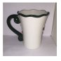 Ganz Embossed Cardinal Bird Coffee Mug Cup w/ Greenery & Pine Cones