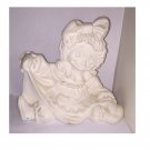 Vintage 1974 Raggedy Ann Paint Yourself Plaster Bust 6.5"