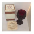 Vintage Avon 1876 Cape Cod Collection Wine Goblet w/Bayberry Fragrance Candlette