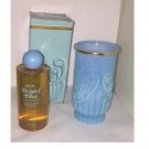 Vintage AVON Bristol Blue Collection Glass & Skin So Soft Bath Oil 5oz.