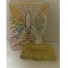 Vintage 1975 Avon COLOGNE CRYSTALIQUE Imperial Garden Art Deco Butterfly Decanter Bottle Perfume